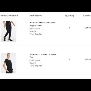 Jaanuu women’s scrubs